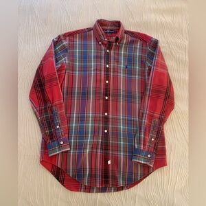 Vintage Plaid Ralph Lauren Button Down shirt/flannel, size medium